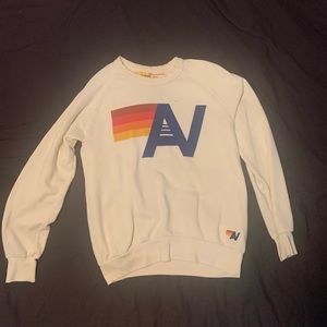 Cream XS aviator nation crewneck